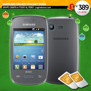 Loginstore Samsung Galaxy Pocket Neo Duos a S/.389 soles