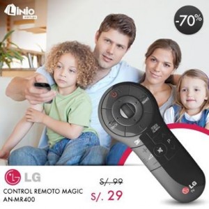 Magic Remote LG! Gratis llévate el cable MHL para Smart TV. Antes a S/. 99 ¡AHORA A S/. 29.00!