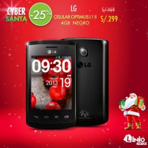 Linio LG Celular Optimus L1 II E410 con 4GB de almacenamiento a solo S/. 299