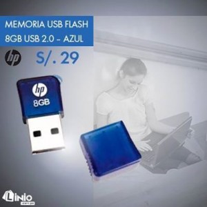Memoria HP USB Flash V165 8GB a solo S/. 29