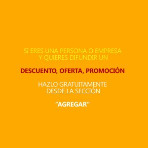 Difunde gratis un Descuentazo!