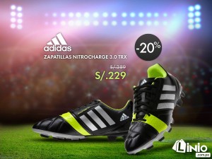 Zapatillas Adidas Nitrocharge 3.0 TRX a solo S/. 229