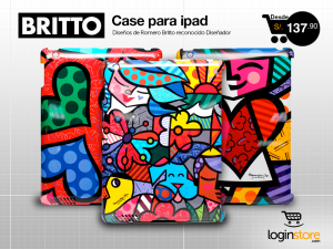 Loginstore – Case para Ipad (Diseños de Romero Britto)
