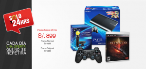 Saga Falabella – PS3 de 12 GB a sólo S/.899