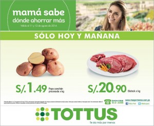 Tottus – Bistec x Kg a S/.20.90
