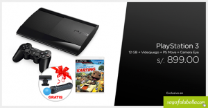 Saga Falabella – Play Station 3 a S/.899