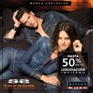Ripley – Hasta 50% de descuento en Tayssir Jeans