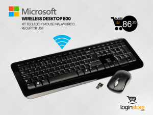 Loginstore – Súper Combo: ¡Teclado & Mouse Óptico a Increíble Precio!