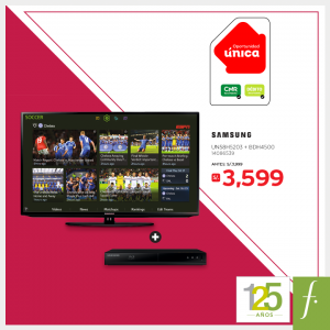 Saga Falabella – Televisor Samsung de 58” más un BluRay a S/.3599