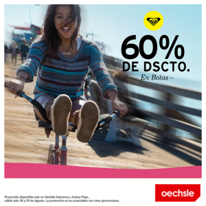 Oechsle – Hasta 60% de descuento en botas Roxy
