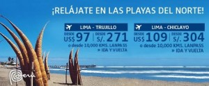 ¡Trujillo desde $97 o Chiclayo desde $109!