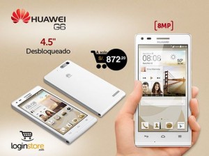 Smartphone HUAWEI G6 desbloqueado a sólo S/.872.20