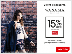 Oechsle – 15% de dcto. en Wanama