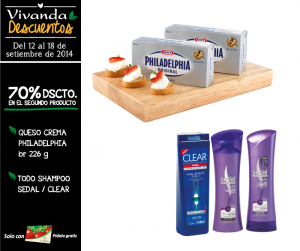 Vivanda 70% de dscto. en el segundo producto
