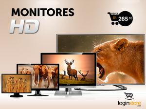 Loginstore – Monitores HD desde S/.265.10
