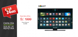 Saga Falabella – Smart Tv Ultra HD LED de 40” a sólo S/.1,999