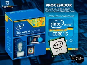 Loginstore – Procesador Intel I5-4440 a sólo S/.718.30
