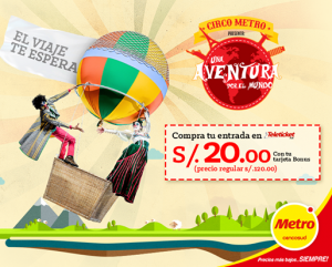 Metro – Una aventura por el mundo a sólo S/.20