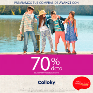 70% de descuento en Colloky