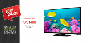 Saga Falabella – Samsung LED TV 48″ a sólo S/.1499