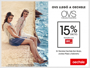 Oechsle – 15% de dcto. en OVS