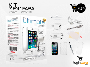 7 en 1 – Kit para iPhone 5/5S a sólo S/.70.40