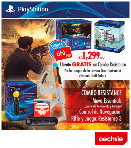 Oechsle – PS3 + Combo RESISTANCE a S/1299