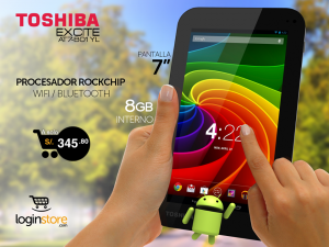 Toshiba EXCITE A7-B01YL a sólo S/.345.80