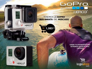 GoPRO Hero 3+ a sólo S/.1083.40