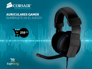 Auriculares Gamer Corsair a sólo S/.258.50