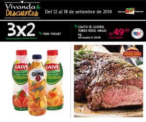 Vivanda – 3×2 en todo yogurt