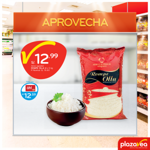 Arroz superior ROMPE OLLA a sólo S/.12.99