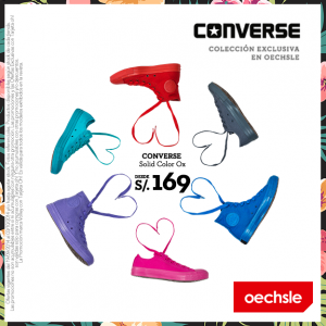 Oechsle – Converse Solid Color Ox desde S/.169