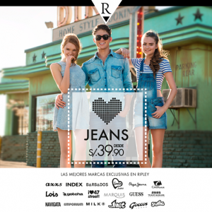 Ripley – Jeans desde S/.39.90