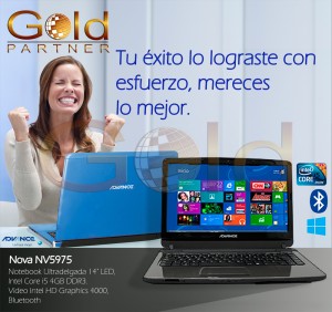 Gold Partner Peru – Notebook Ultra Delgada  a sólo S/. 1948.00