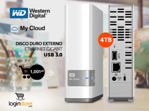 Disco duro externo ETHERNET GIGABIT USB 3.0 a sólo S/.1001.20