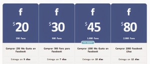 Compra Me Gusta para paginas de facebook