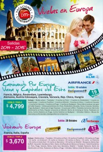 Vacaciones confirmadas a Europa