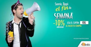 Linio – 10% de descuento por fin de semana