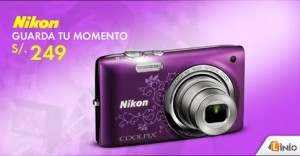 Cámara Nikon a sólo S/.249