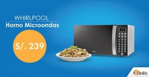 Horno microondas WHIRLPOOL a sólo S/.239
