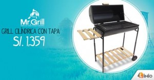 Grill Cilíndrica con Tapa + Colchón de Regalo a S/.1359