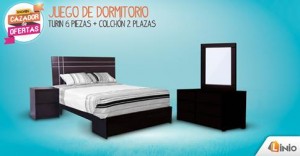 Juego de Dormitorio 6 Pzs + Colchón a sólo S/.999