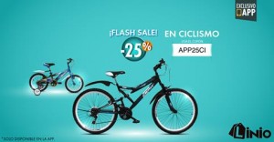 Linio – 25% de descuento en bicicletas
