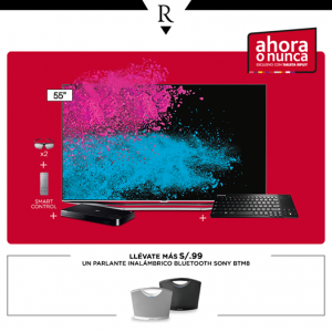 Samsumg TV LED Smart a sólo S/. 3999.00
