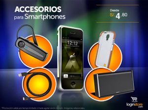 Accesorios para Smartphones desde S/. 4.80