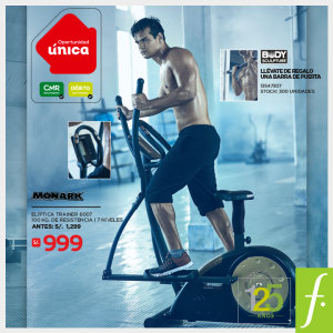Máquinas de gimnasio desde S/. 999