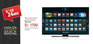 Samsumg TV LED 40» a sólo S/. 1799.00