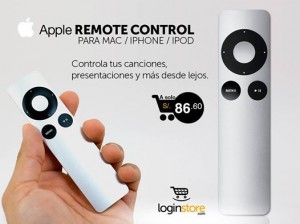 Apple Remote Control a sólo S/.86.80
