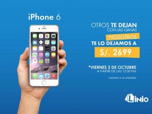 iPhone 6 a sólo S/.2699